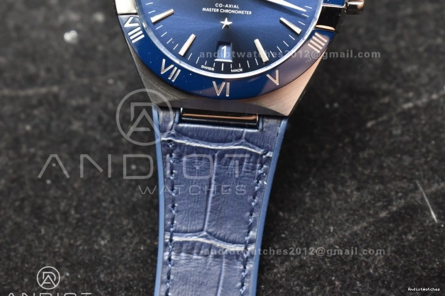 VSF A8900 Edition Clone Best Breathable on 546 Super Constellation Blue Strap Blue Ceramic Blue SS Dial Gummy 1:1 0912